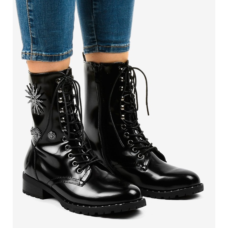 Fekete SA8023 munkacipő 1