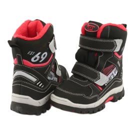 American Club csizma RL34 membránnal, fekete piros 4