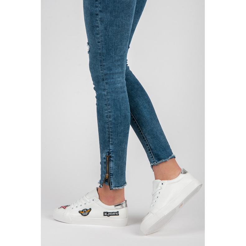 Seastar Katonai cipők foltokkal fehér 1