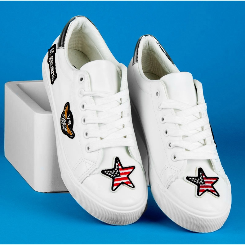 Seastar Katonai cipők foltokkal fehér 2