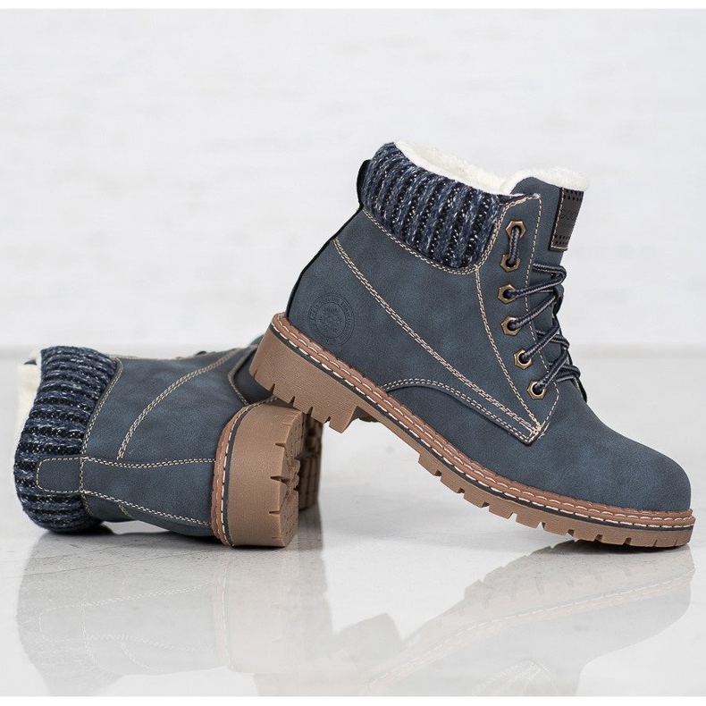 Goodin Trapperek Báránybőrrel kék 1