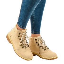 Bézs túracipő szigetelés nélkül XDS1702 1