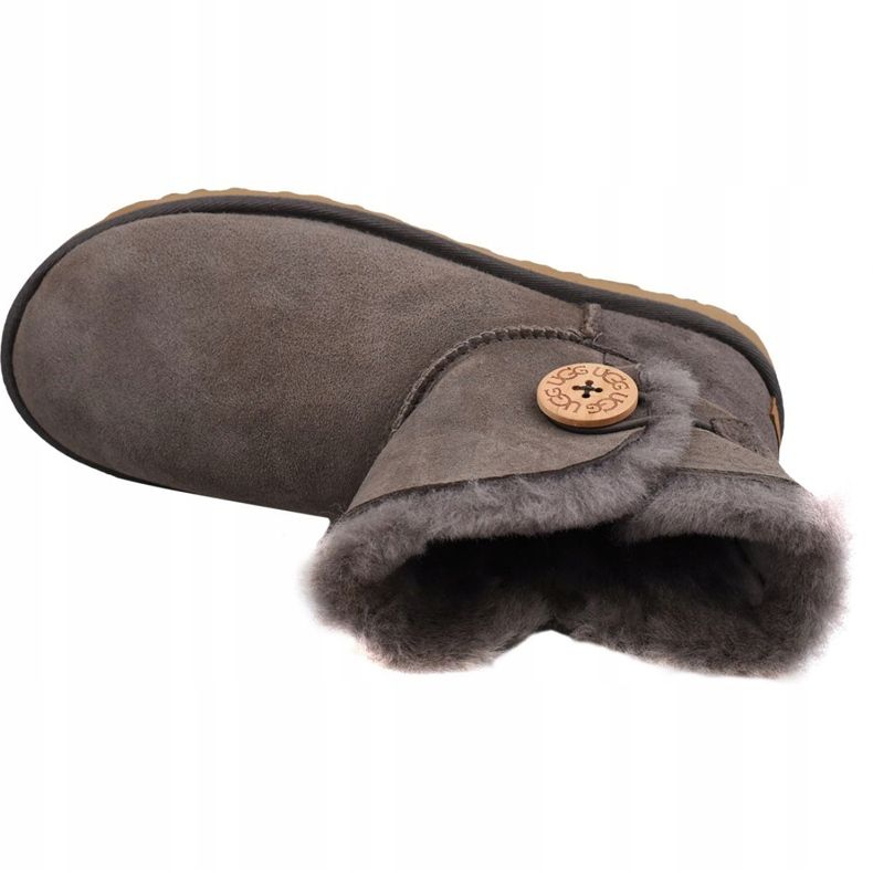 Ugg Mini Bailey Button Ii W 1016422-MOLE cipő barna 2 Ugg Mini Bailey Button Ii W 1016422-MOLE cipő barna 2