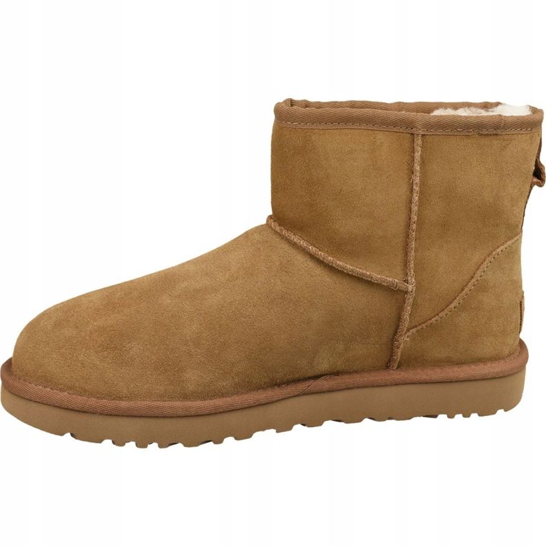 Cipő Ugg Classic Mini Ugg Rubber Logo W 1108231-CHE barna 1