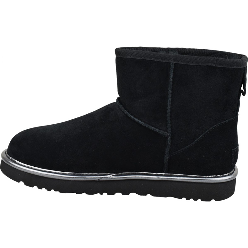 Ugg Classic Mini Ugg Rubber Logo W 1110087-BMT Cipő fekete 1