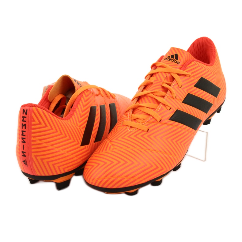 Adidas Nemeziz 18.4 FxG M DA9594 futballcipő narancssárga 3