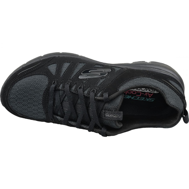 Skechers Flex Appeal 3.0 W 13061-BBK Cipő fekete 2