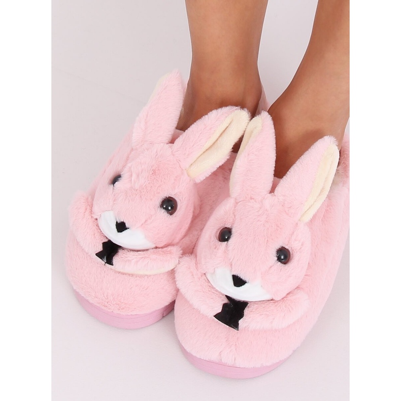 Női papucs nyuszik világos rózsaszín MA17 Pink 1