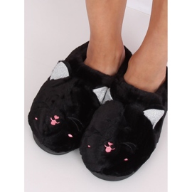 Fekete női fekete papucs MA16 Fekete 2
