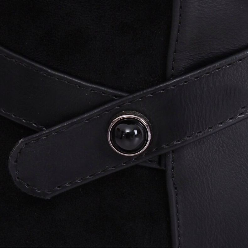 Fekete csizma nőknek fekete G-7603 Black 2