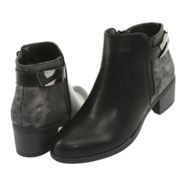 M.Daszyński Jodhpur csizma Daszyński 1919 fekete csat szürke 4