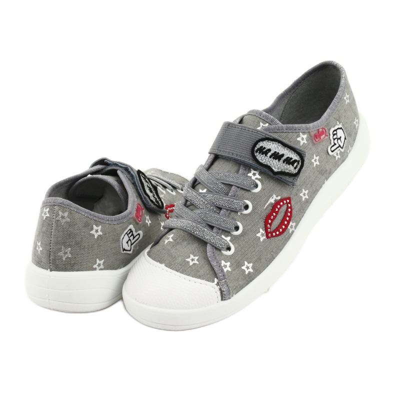 Befado gyermekcipő 251Q095 piros szürke 4