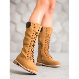 Seastar Meleg fűzős csizma barna 2 Seastar Meleg fűzős csizma barna 2