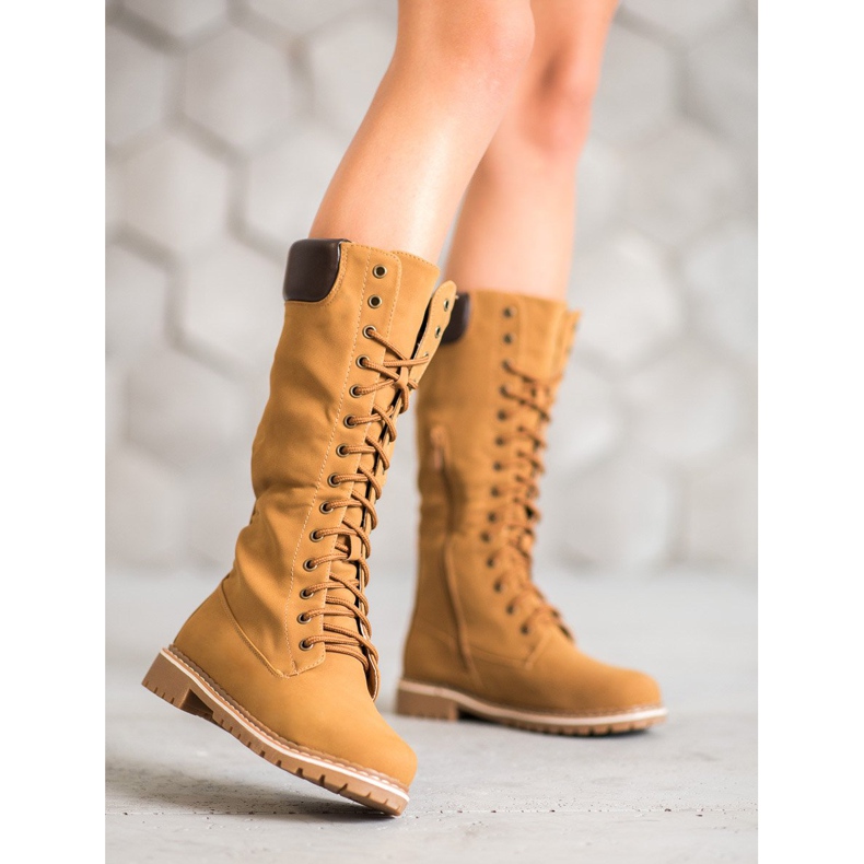 Seastar Meleg fűzős csizma barna 2 Seastar Meleg fűzős csizma barna 2