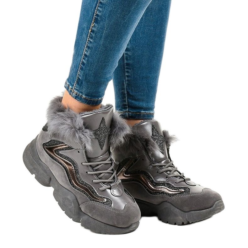 Melegszürke cipők LS-2062 1