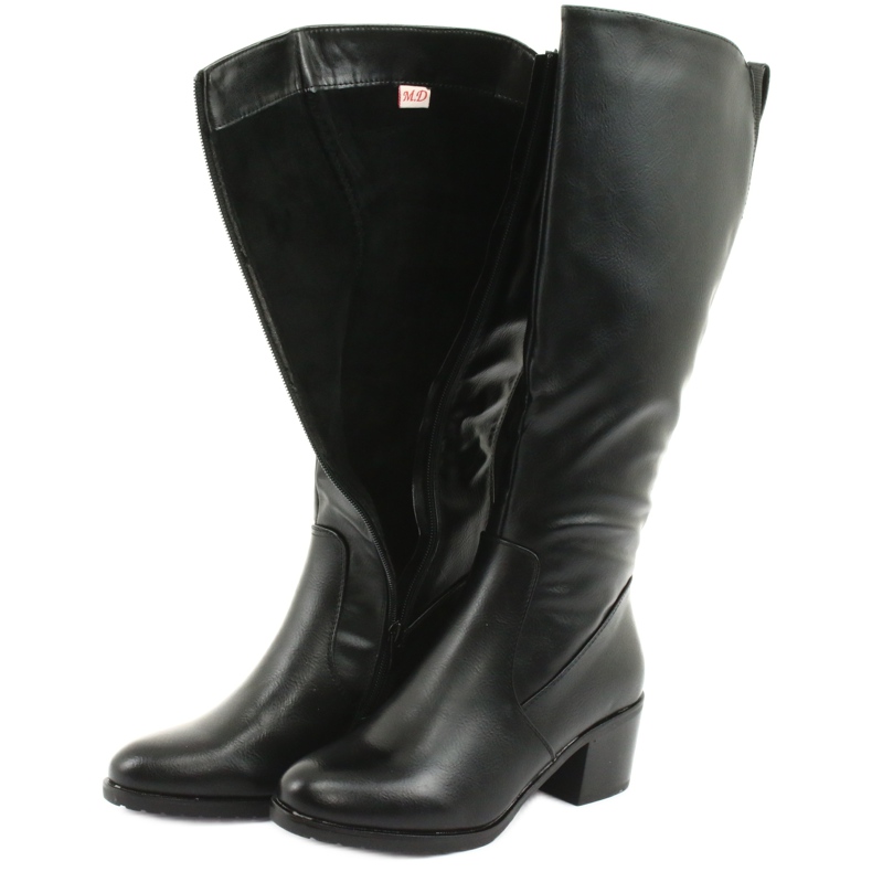 M.Daszyński Csizma szigetelt magas sarkú Daszyński 153 fekete 5