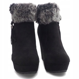 Boots On Wedge 58-385 Fekete 2