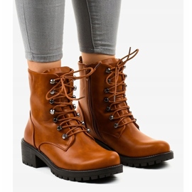 Barna szigetelésű katonai csizma K-9922 1