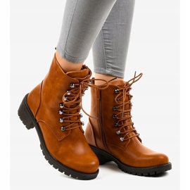 Barna szigetelésű katonai csizma K-9922 2