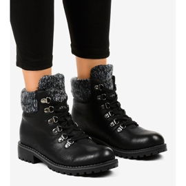 Fekete túracipő szigetelés nélkül Z186 1