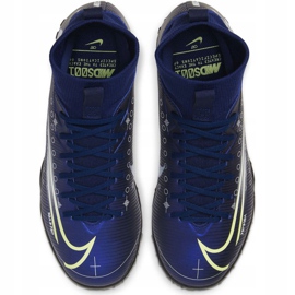 Nike Mercurial Superfly 7 Academy Mds Tf Jr BQ5407 401 futballcipő sötétkék sötétkék 1