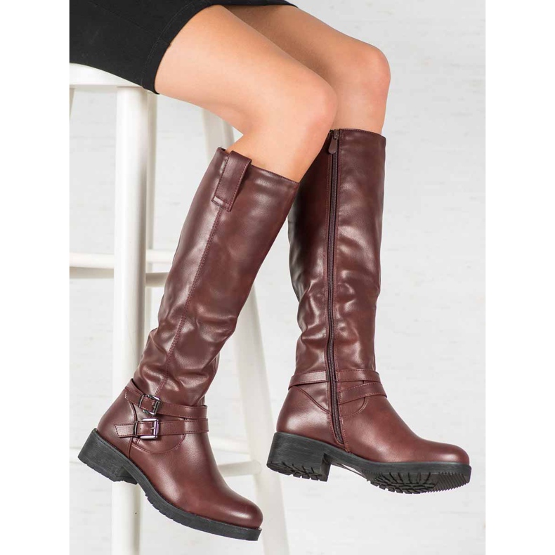 Super Me Meleg csizma piros 1