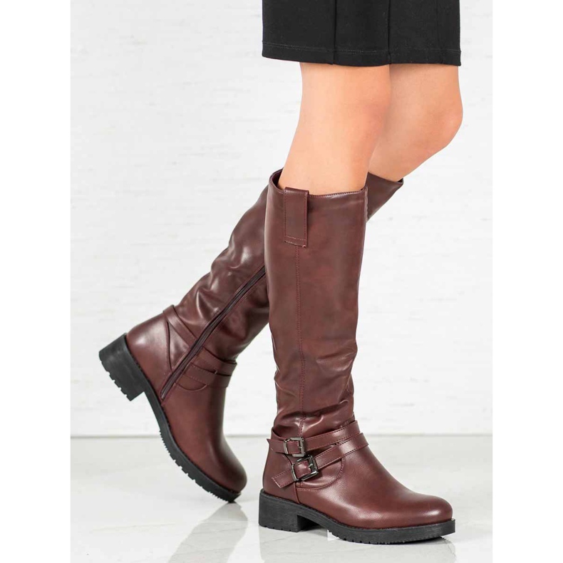 Super Me Meleg csizma piros 2