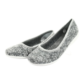 Filc papucs Adanex 24213 hópehely fehér szürke 3 Filc papucs Adanex 24213 hópehely fehér szürke 3