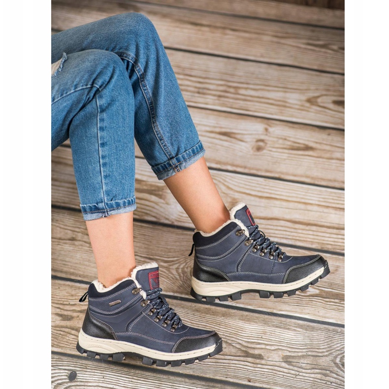 Arrigo Bello Fűzött téli csizma kék 2 Arrigo Bello Fűzött téli csizma kék 2