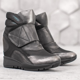 Sergio Leone Tépőzáras cipők szürke 2