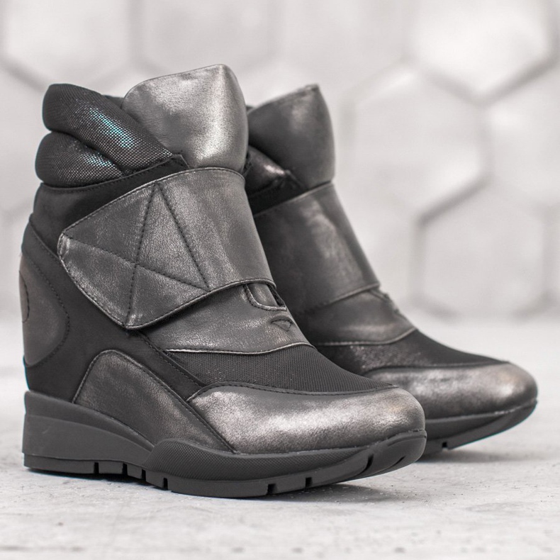 Sergio Leone Tépőzáras cipők szürke 2