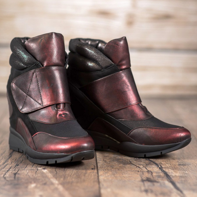 Sergio Leone Tépőzáras cipők piros 1