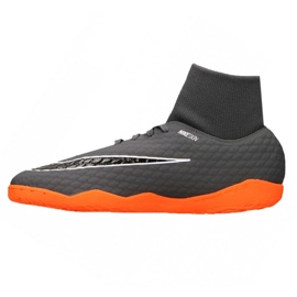 Nike Hypervenom PhantomX 3 Academy Df Ic M AH7274-081 futballcipő szürke szürke 1 Nike Hypervenom PhantomX 3 Academy Df Ic M AH7274-081 futballcipő szürke szürke 1