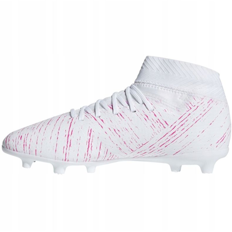Az adidas Nemeziz 18.3 Fg Jr CM8506 futballcipő sokszínű fehér 2