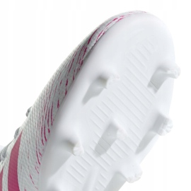 Az adidas Nemeziz 18.3 Fg Jr CM8506 futballcipő fehér sokszínű 4