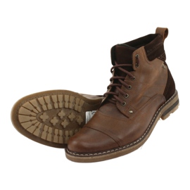 Kötve meleg bokacsizma Moskała BR-4 barna 5