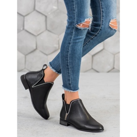 Cm Paris Chelsea csizma dekoratív cipzárral fekete 1