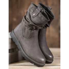 Ideal Shoes Munkavállalók a platformon szürke 2