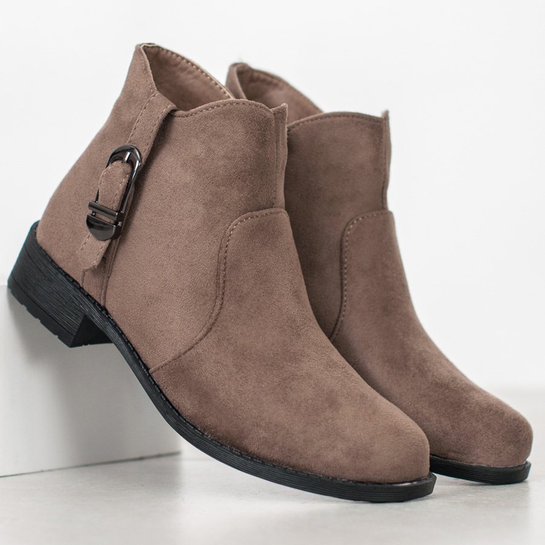 Small Swan Bézs velúr csizma 1 Small Swan Bézs velúr csizma 1