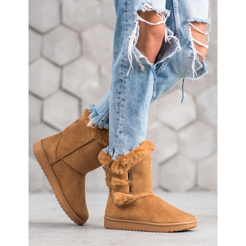 SHELOVET Meleg hócsizma barna 2