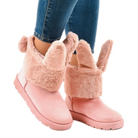 Szigetelt rózsaszín eskimo csizma NB137 1