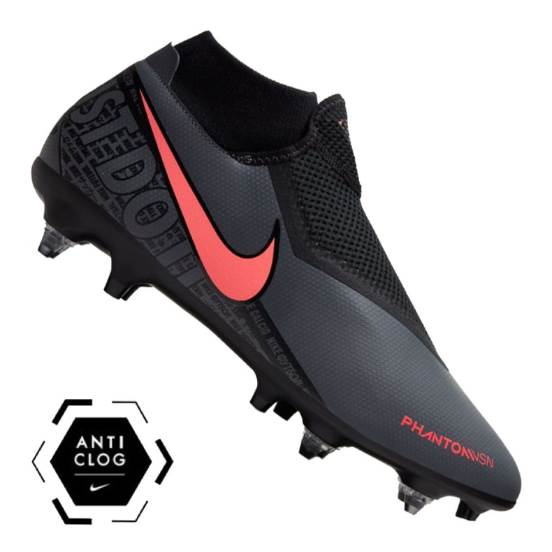Nike Phantom Vsn Academy Df SG-Pro Ac M BQ8845-080 futballcipő kék fekete 1