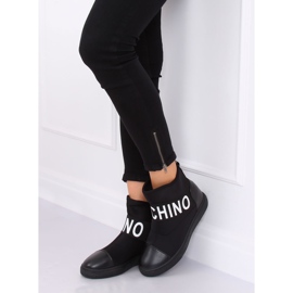 Fekete neoprén csizma XY-38 Fekete 1
