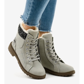 Szürke szigetelésű túracipő NR02-4 2 Szürke szigetelésű túracipő NR02-4 2