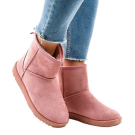 Meleg rózsaszín eskimo csizma B207-3 1