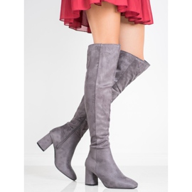 Seastar Elegáns csizma egy poszton szürke 1