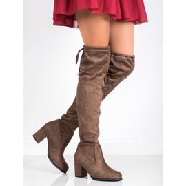 J. Star Csúsztatható csizma egy poszton sokszínű khaki 1