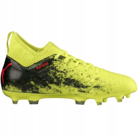 Futballcipő Puma Future 18.3 Fg Ag Jr 104332 01 sokszínű zöld 1