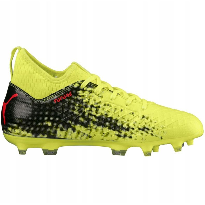 Futballcipő Puma Future 18.3 Fg Ag Jr 104332 01 sokszínű zöld 1