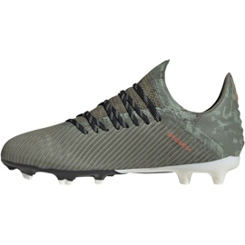 Adidas X 19.1 Jr Fg EF8301 futballcipő zöld zöld 2